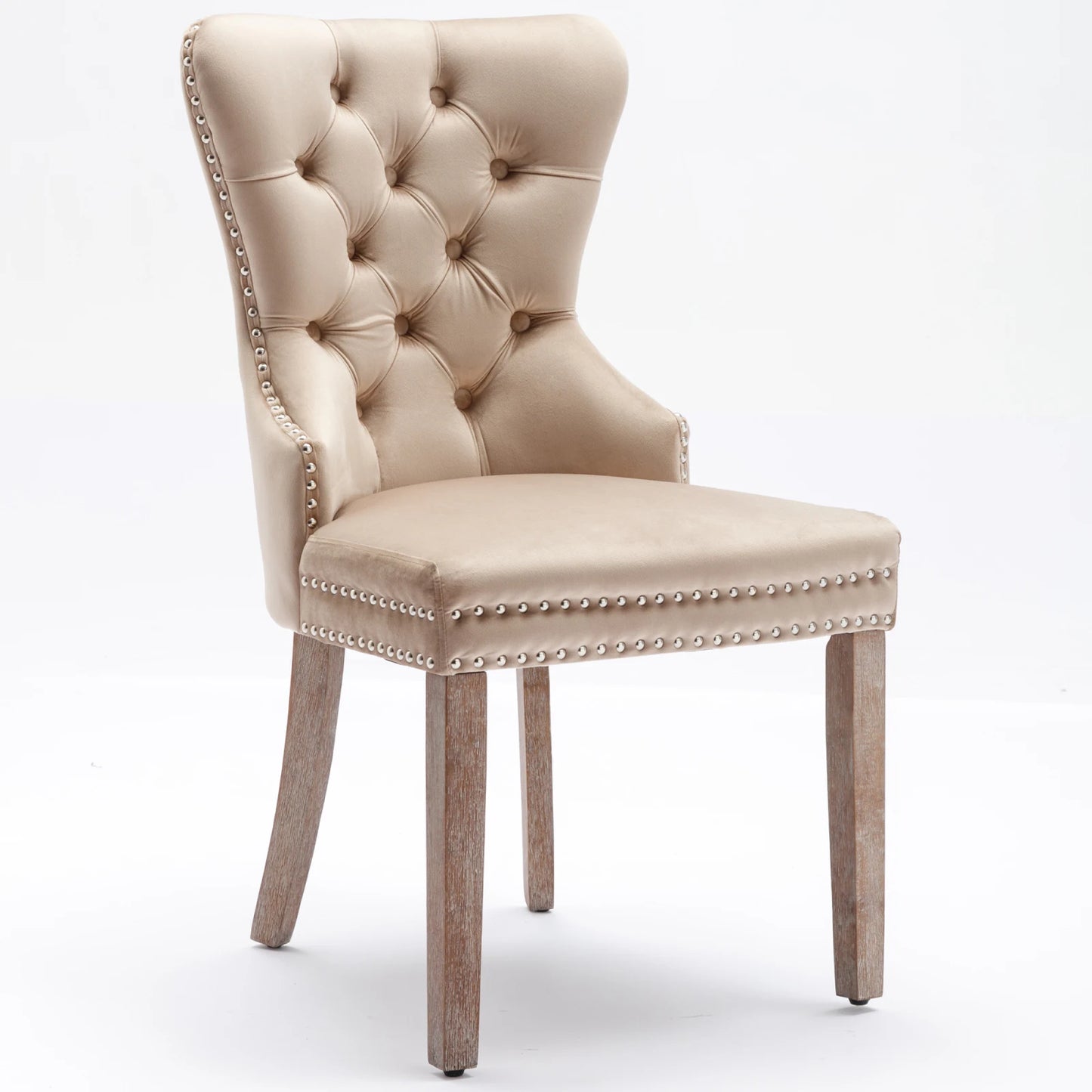 Eetkamerstoelen – Stoelen – Dining Stoelen – Vintage Stoelen – Retro Stoelen – Set van 6 – Velours Bekleding – Verstelbare Houten Pooten