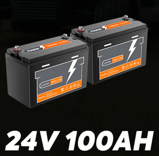 12V 100Ah LiFePO4 Accu – Lithium Accu – Loodaccu Vervanger – Zonnepaneel Accu – Camper Accu – 6000 Cycli – BMS Veiligheid