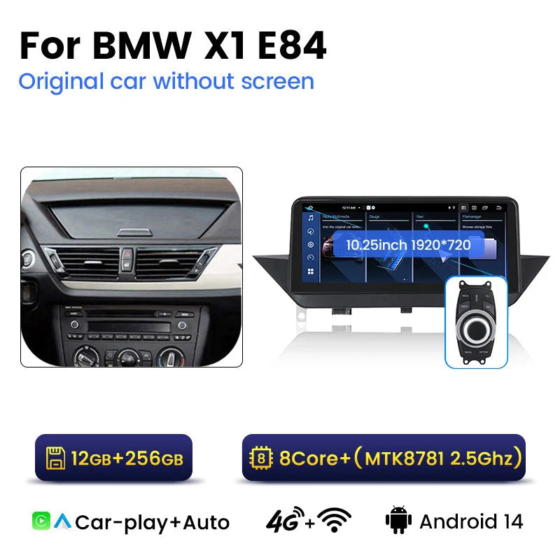 Autoradio – Multimedia Systeem – Draadloze CarPlay – Android Auto – GPS Navigatie – 10,25 Inch Touchscreen – 32-Band DSP – 4G Connectivity