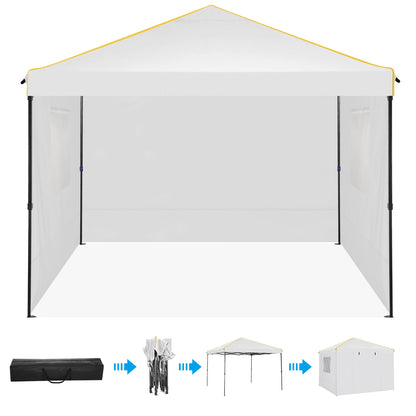 Tuinpaviljoen – Tuinkamer – Tuinoverkapping – Pop-Up Tent – 3x3 Meter – Waterdicht – UV-Bescherming - Wit