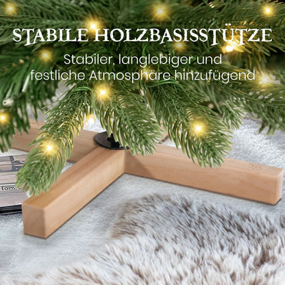 Kunstkerstboom – Kunstboom – Kerstboom – Winterboom – Feestboom – 180/210/235 cm – Met 250/350/450 LED Lampjes – Realistisch PVC+PE Metalen Standaard