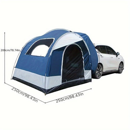 Autosteltent – Vouwwagentent – Tent Voor Auto – Kampeertent – 4-Persoons – Dubbel Gelaagde Canvas – Lichtgewicht Glasvezel Frame