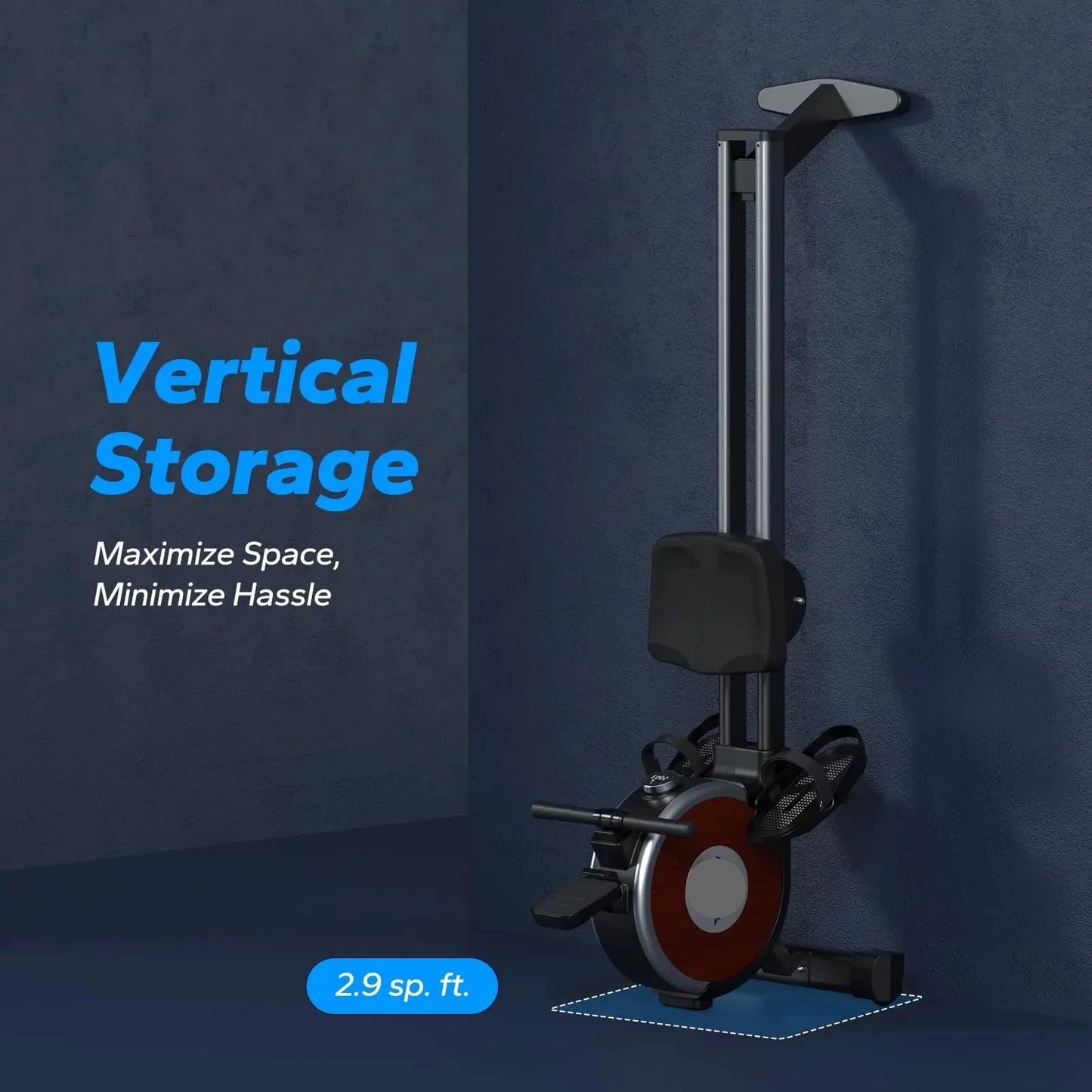 Roeimachine - Magnetische Roeitrainer - Roeiapparaat - App - Bluetooth - Dual Rail Systeem - Elektromagnetische Weerstand - 16 Weerstandsniveaus - Dual Rail Systeem - Stil & Krachtig - 160 kg Belastbaar