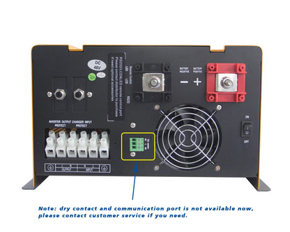 Sinusgolfomvormer – Zuivere Omvormer – Power Inverter – 48V Omvormer – 6000 Watt – 90% Efficiëntie – LCD Display