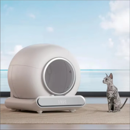 Automatische Kattenbak – Slimme Kattenbak – Zelfreinigende Kattenbak – App Kattenbak – Grote Kattenbak – 65 Liter Inhoud – Geurcontrole
