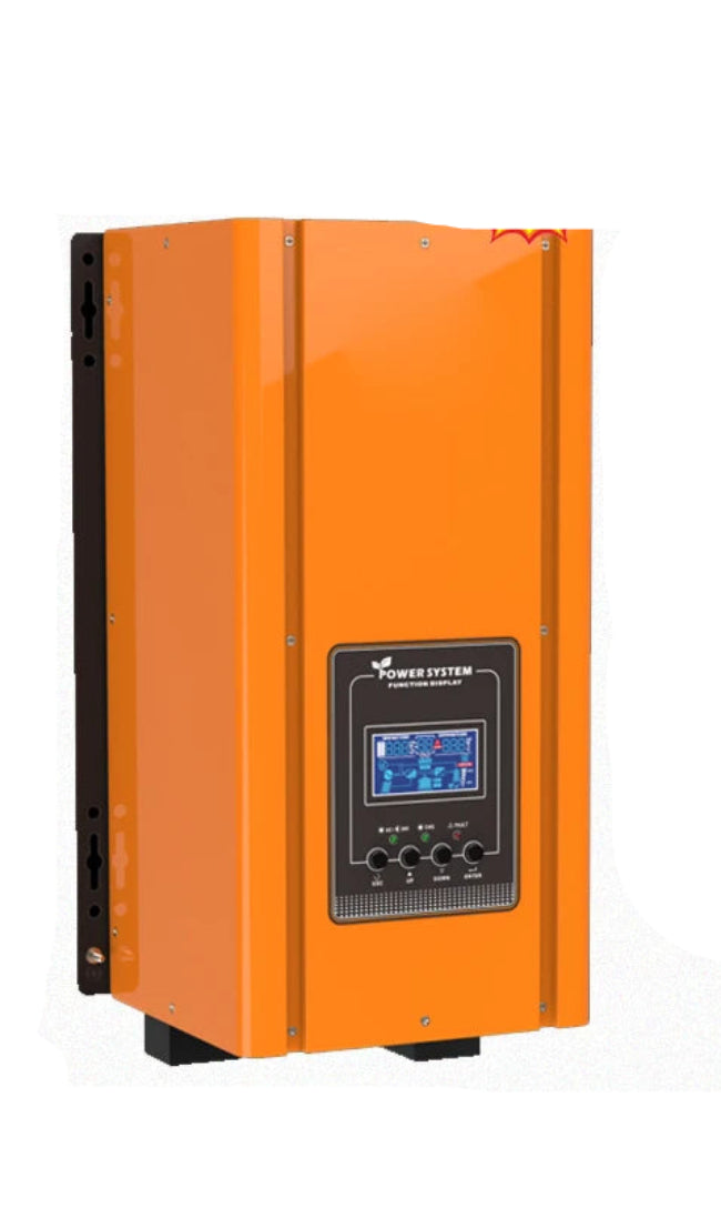 Sinusgolfomvormer – Zuivere Omvormer – Power Inverter – 48V Omvormer – 6000 Watt – 90% Efficiëntie – LCD Display