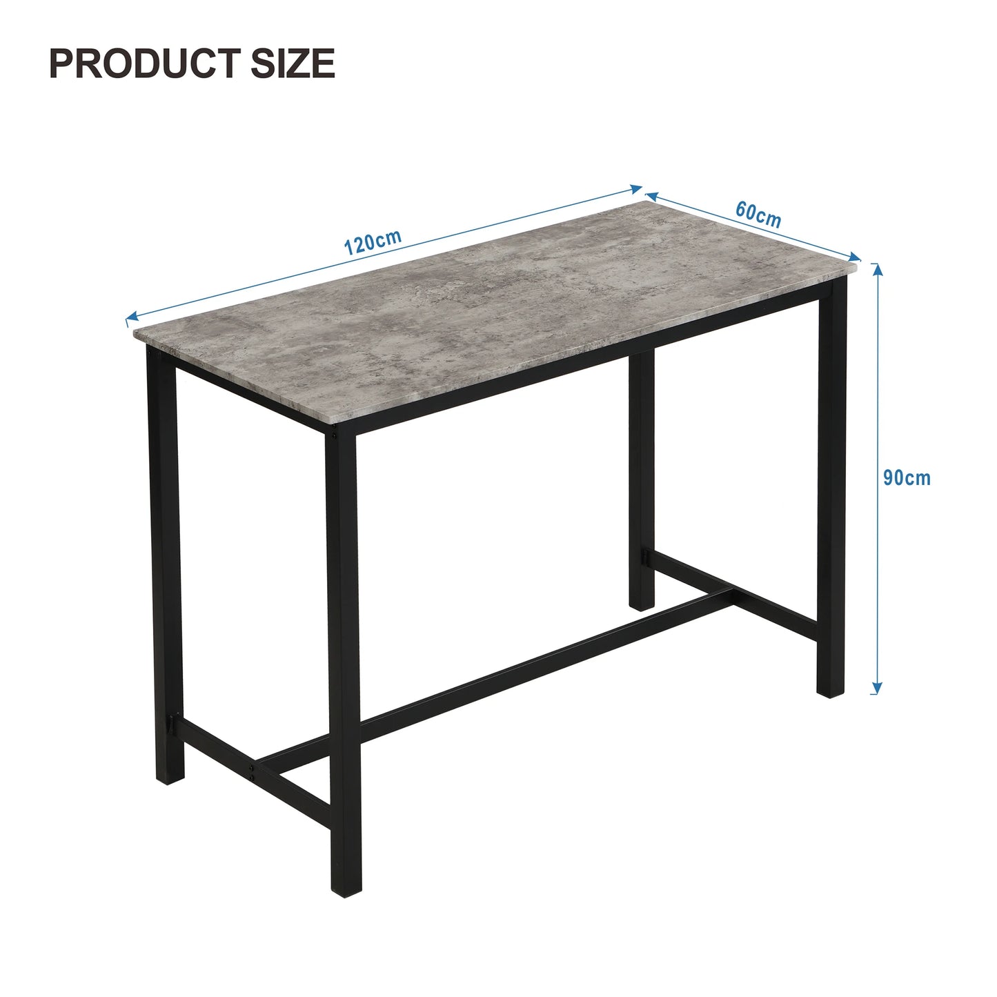 Eettafelset – Eethoek – Stoelen Met Tafel – Compacte Eetkamer – Velvet Bekleding – Metalen Pooten – 120x60 cm