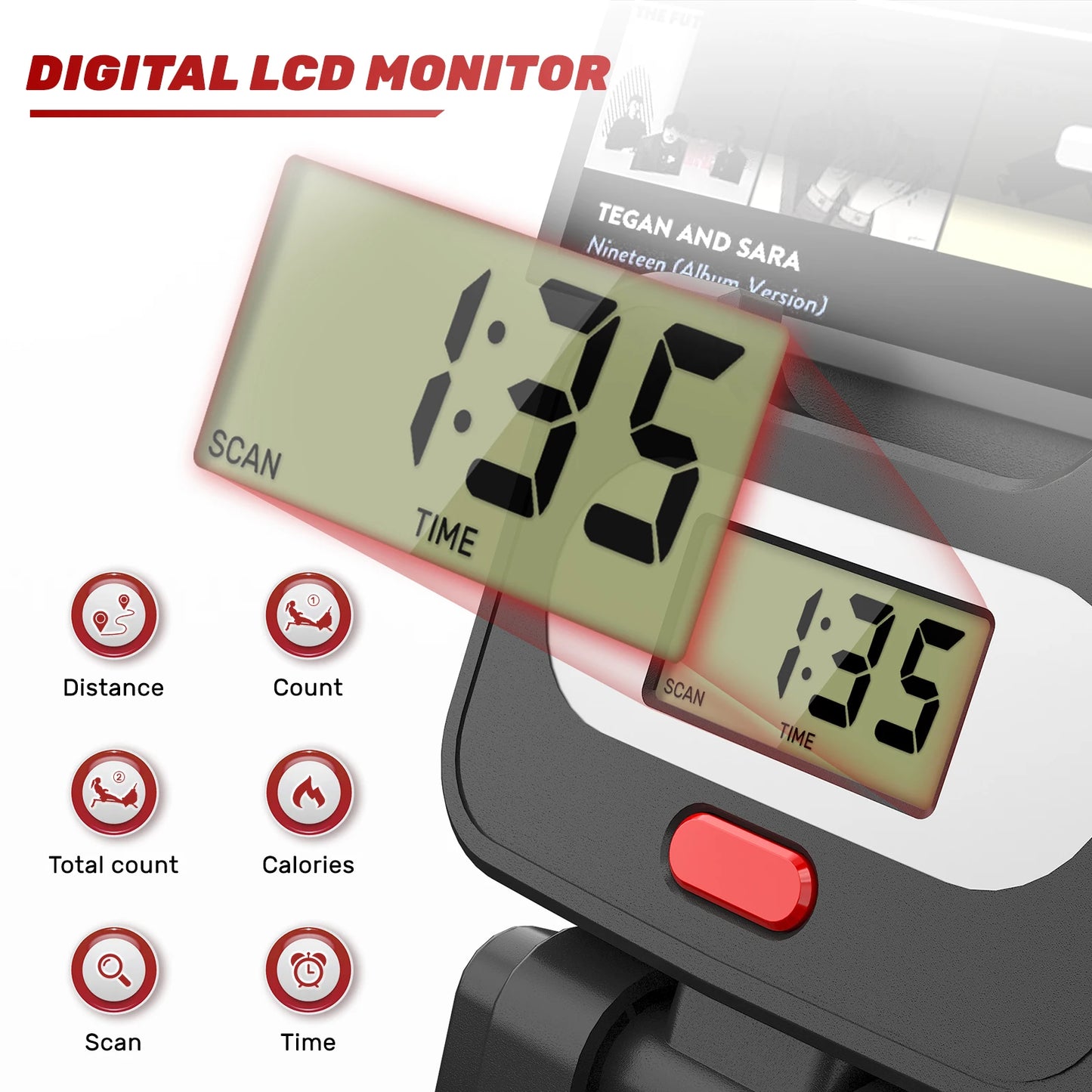 Roeimachine - Magnetische Roeitrainer - Roeiapparaat - Opvouwbare - Magnetisch Weerstandssysteem - 16 Niveaus - LCD Display - Volledig Lichaamstraining - Max 120kg - Stil & Compact