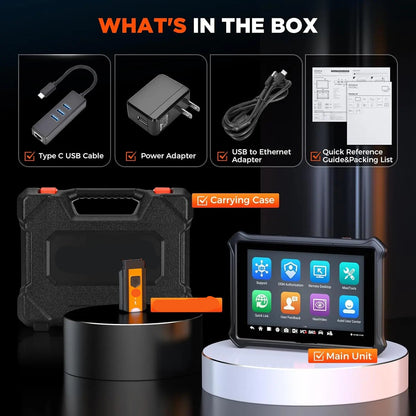 Automotive OBD2 Scanner - OBD2 - Diagnosecomputer - Storing Verwijderen - OBD  - Uitleesapparatuur – Auto Accessoires - Bi-Directionele Controle – Bluetooth & Draadloos – All-System Diagnosetool - Global Version - QUORE