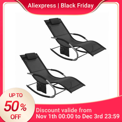 Tuinligstoel – Ligbed – Strandstoel – Relaxstoel – Tuinstoel – Bruin – Ergonomisch Comfort Met Kussen – Weerbestendig Met Zijvakken