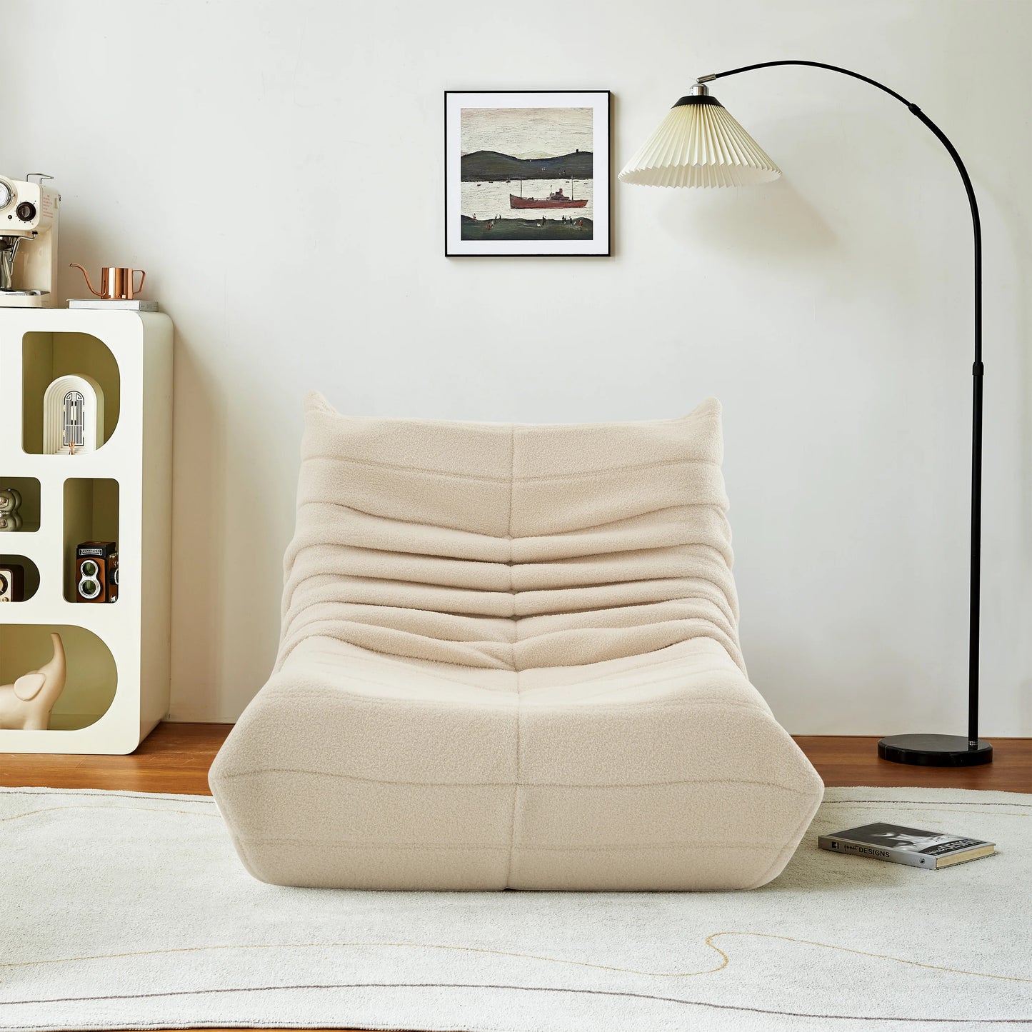 Slot Couch Floor Couch, Single Seat Armchair pouf mousse Couch for adult, Living Room, bedroom, Balcony