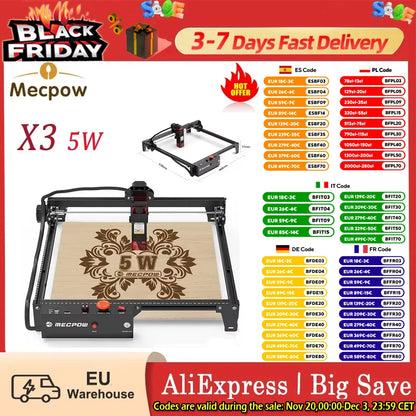 Lasergraveermachine – Laser Cutter – Graveerapparaat – Gravure Machine – Lasersnijder – Veiligheidsslot & Noodstop – 410x400 mm Graveeroppervlak
