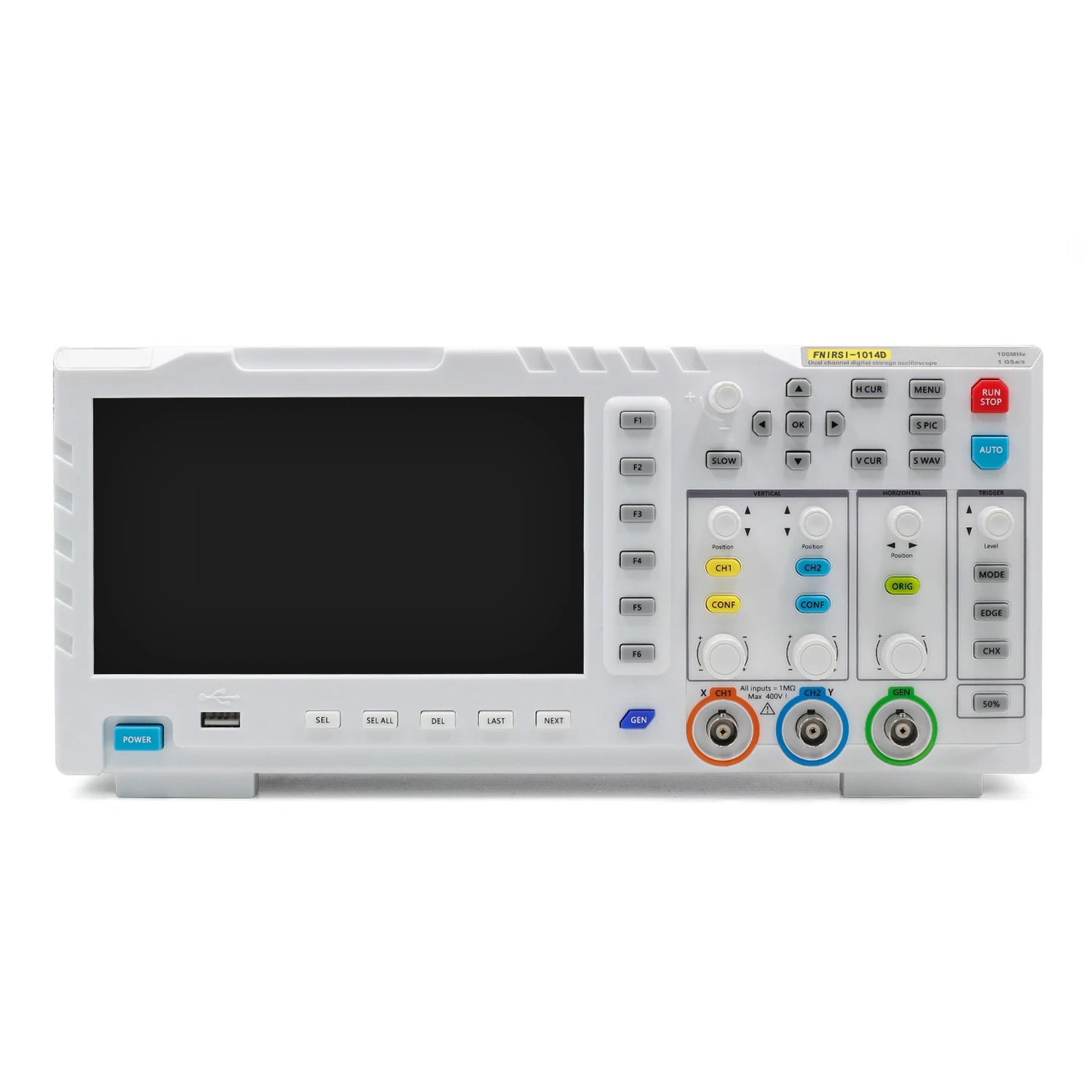 Oscilloscoop – Signaalgenerator – Meetinstrument – Elektronisch Testinstrument – FNIRSI-1014D Standard – 2 Kanalen 100 MHz – 7 Inch Kleurenscherm