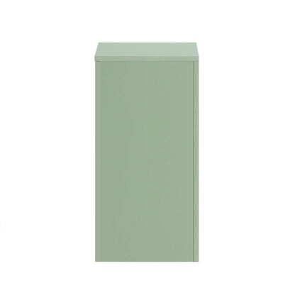 Bijzettafel set – Bijzettafel – Koffietafel – Laptoptafel – Nachtkastje – Groen – Compact en Stapelbaar – MDF Blad met Zwart Metalen Frame - QUORE