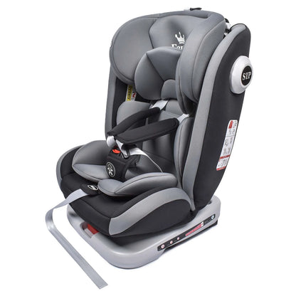 Baby Autostoel - Baby-Autostoeltje - Baby Autostoel Draaibaar - Autostoel - 360° Draaibaar - 5-punts veiligheidsgordel - Kinderautostoel - 9-36kg - 0-12 Years - Grijs