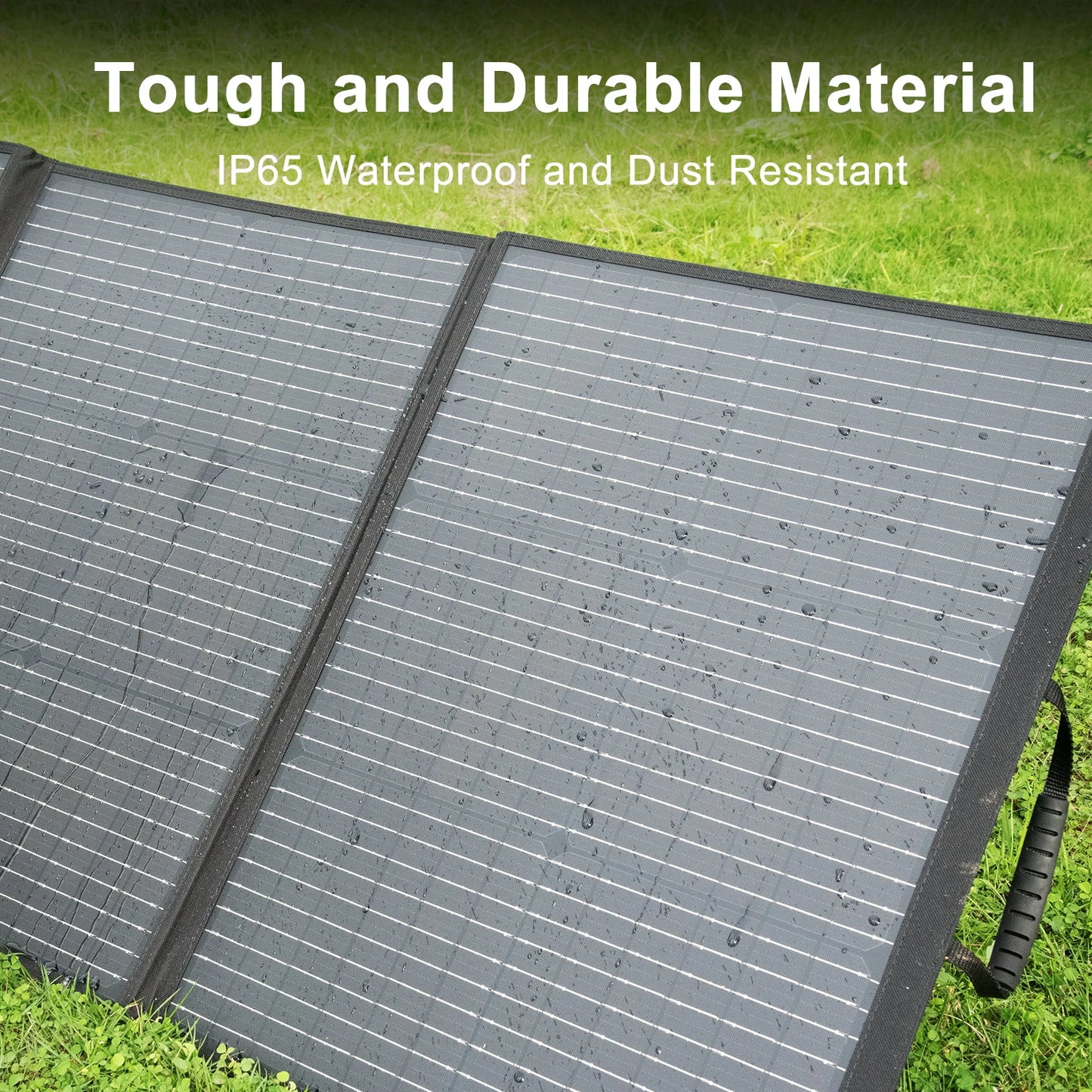Zonnepaneel - Zonnepaneelset - Draagbaar - Opvouwbare - Waterdict - Outdoor Emergency Backup - voor Thuis - Tenten - Buiten - Kamperen - Waterdicte - 400W - 21.6V - 11.1A -  78.5 x 24 x 3 cm - Zwart