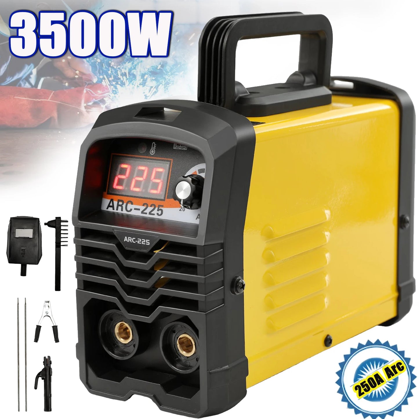 Lasapparaat - Inverter - Draagbaar - Elektrisch - 300A - 3500W - Volautomatisch Elektrisch Lasapparaat voor Thuis en Industrieel Gebruik - QUORE