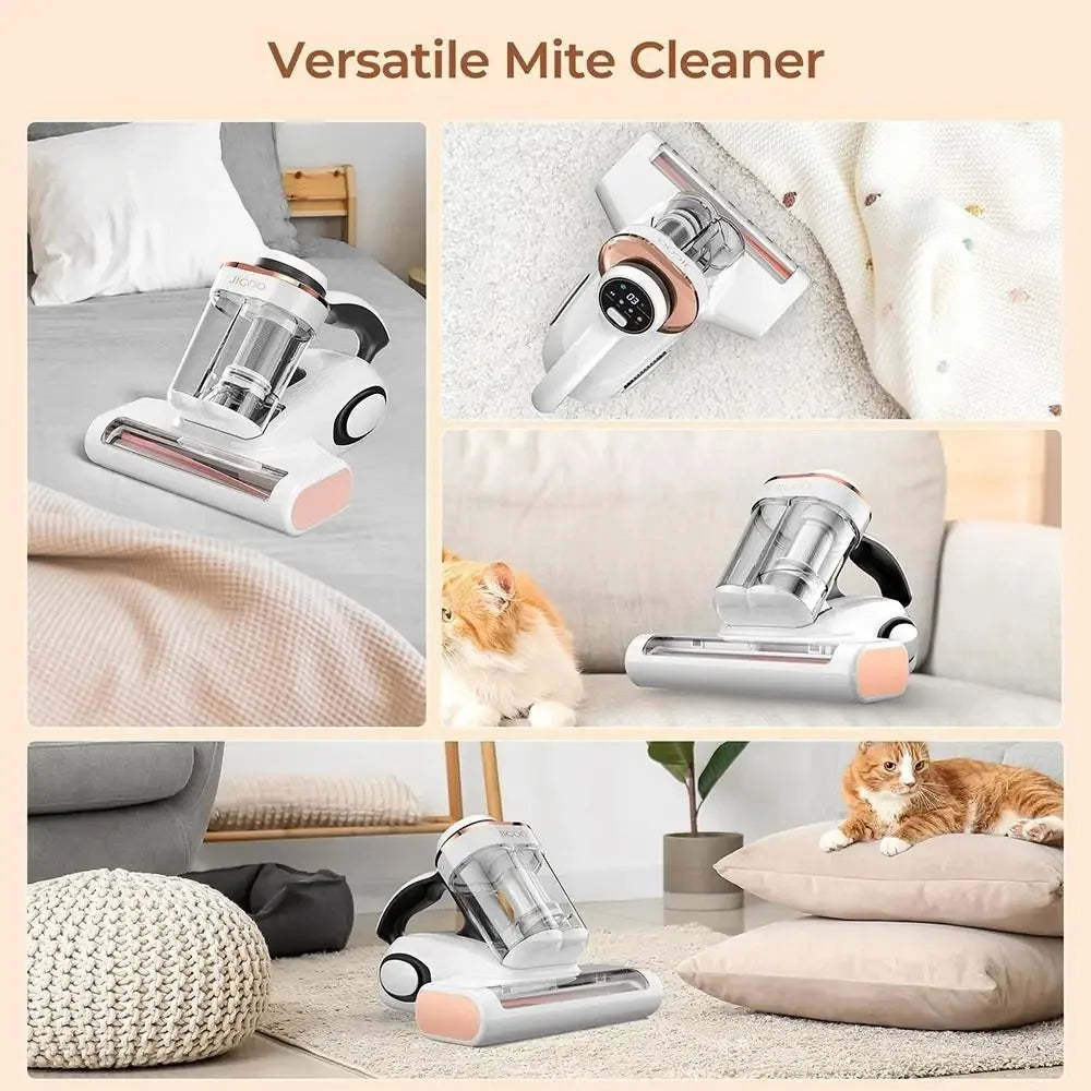 Huisstofmijt Verwijderaar – Mijt Cleaner – Allergie Zuiger – Stofzuiger Matras – UV Desinfectie – 500W Krachtige Motor – Slimme Mijt Sensor
