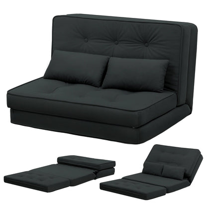 Slaapbank – Bedbank – Sofa Bed – Logeerbed – Zetelbed – 2-Persoons – 6-Standen Verstelbare Rugleuning – Ademend Linnen Materiaal - QUORE