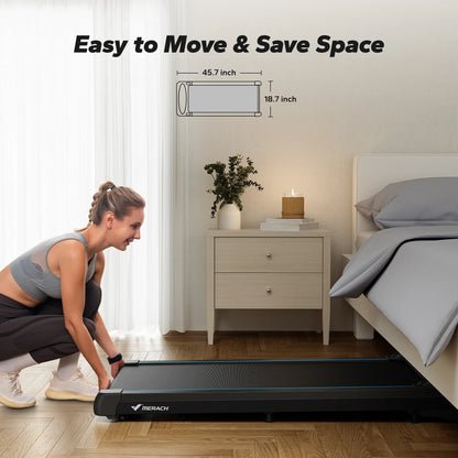 Wandelband – Loopband – Thuisfitness – Bureau wandelmachine – Compacte wandelmachine – Stil motor – Draagkracht 120 kg