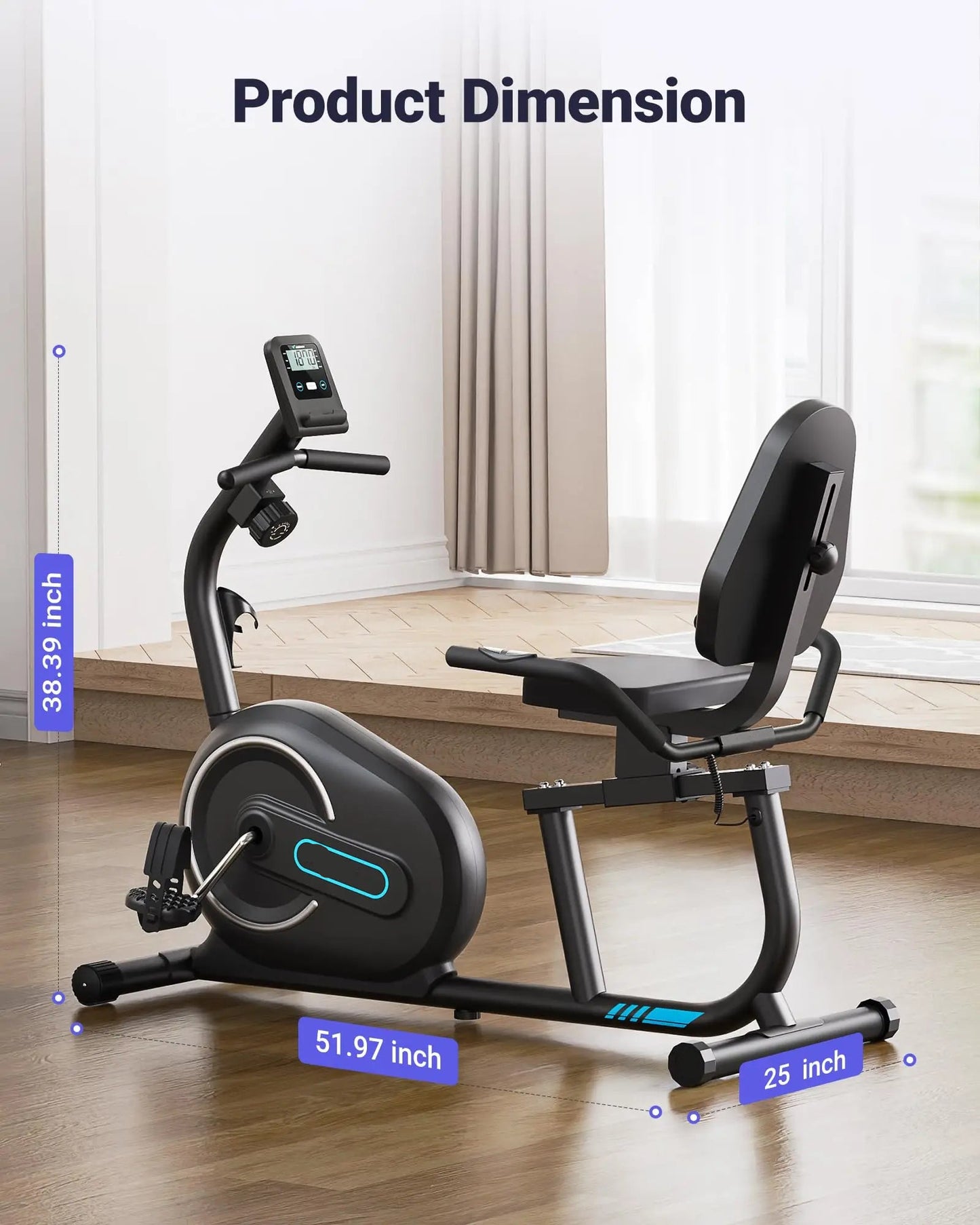 Indoorfietsen - Hometrainers - Spinningfiets - Indoorfietsen -  Fitness Fiets - Indoor Cycle - Indoorfiets - Hometrainer - met Bluetooth - Exclusieve app-Connectiviteit - Hartslaghandgreep - Zwart - QUORE