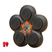 Music Boxing Machine - Music Boxing Machine voor de Muur - Interactieve Muur Boks Trainer met Bluetooth - Met 1 Paar Kinderhandschoenen - Zwart