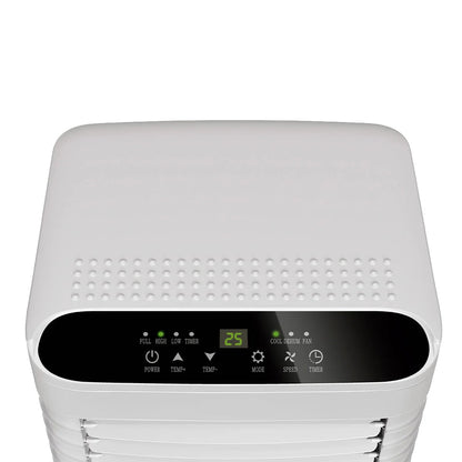Draagbare Airconditioner – Mobiele Airco – Verkoeler – Airco Unit – 9000 BTU – Ontvochtiging 0,8L/Uur – 24-Uurs Timer