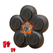 Music Boxing Machine - Music Boxing Machine voor de Muur - Interactieve Muur Boks Trainer met Bluetooth - Handschoenen voor Volwassenen en Kinderen - Zwart