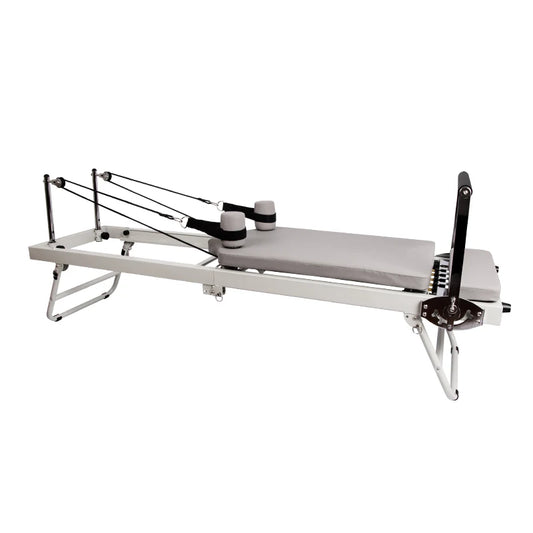 Pilatesapparaat – Pilates Reformer – Pilates Machine – Fitnessapparaat – Core Trainer – Inklapbaar en Compact – Stalen Frame – Verstelbare Weerstand