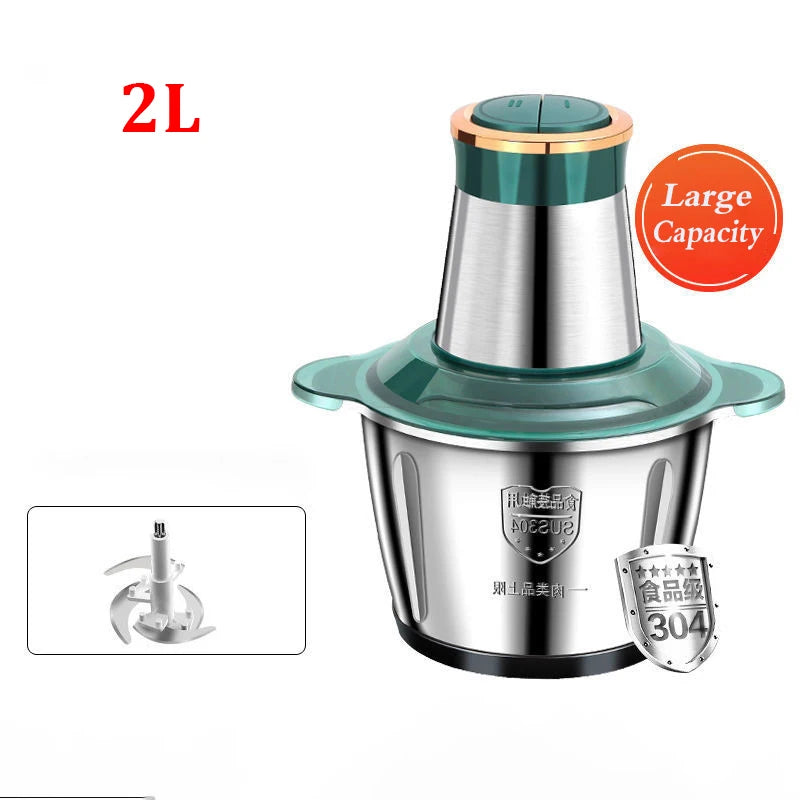 Vleesmolen - Gehaktmolen - Meat Grinder - Elecktrisch - Machine - Foodprocessor - Meat Mincer - Keukenmixer - Keukenmachine - 2L - Greon