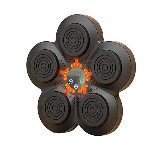 Music Boxing Machine - Music Boxing Machine voor de Muur - Interactieve Muur Boks Trainer met Bluetooth - Alleen Machine - Zwart