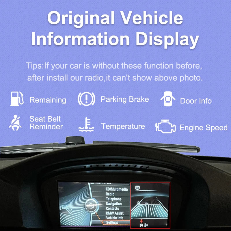Draadloze CarPlay Android Auto Systeem – Multimedia Interface – Infotainment Upgrade – Touchscreen Unit – CCC Camera Variant – 8,8 Inch Scherm – Stuurwielbediening Ondersteuning