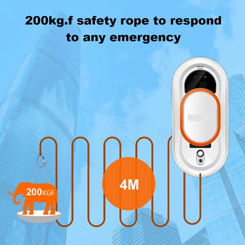 Robotstofzuiger - Robotstofzuiger met Dweilfunctie - Roborock - Raam Robotstofzuiger - 240V - 800W - Reinigingsrobot - Ultra dun lichaam - Wit