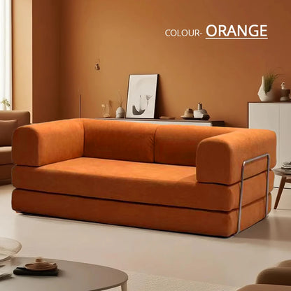 Bankstel – Hoekbank – Slaapbank – Zitbank – Loungebank – Corduroy Stof – Luchtgecomprimeerde Vulling – 200 cm Lang