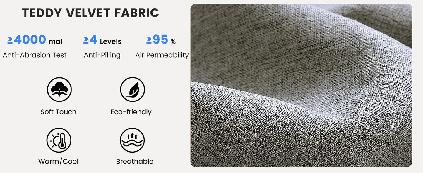 Bureaustoel – Ergonomische Bureaustoel – Werkstoel – Kantoorstoel – Stoel Met Ademend Textiel – In Hoogte Verstelbaar – Schommelbaar Tot 130° - 49 x 49 x 105 cm - Grijs - QUORE