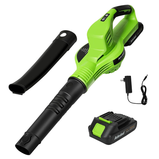 Bladblazer - Bladblazers met Accu - Stofzuiger - Draadloze - Elektrische - 21V - 3000W - Tuinreiniger met 1 Accu, Compatibel met 18V Batterijsystemen