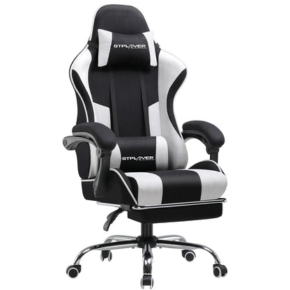 Ergonomische Bureaustoel – Office Chair – Gaming Stoel – Werkstoel – Draaistoel – Met Massagefunctie – Met Voetsteun