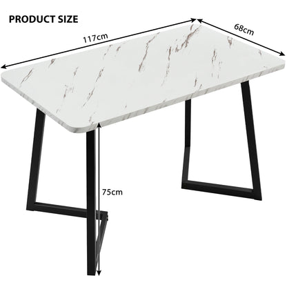 Eettafel Set – Eettafel Met Stoelen – Tafel En Stoelen – Velours Stoelen – Ruimtebesparend – Draagkracht 150 Kg - Zwart