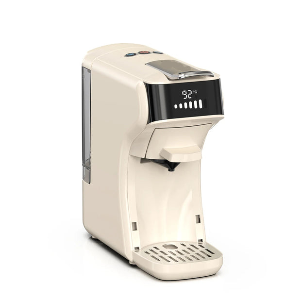 Koffiemachines - 6-in-1 Capsule Koffiemachine – Voor Heet & Koud – Espresso - Cappuccino - Dolce Gusto - Nespresso – Koffiezetapparaat - Wit