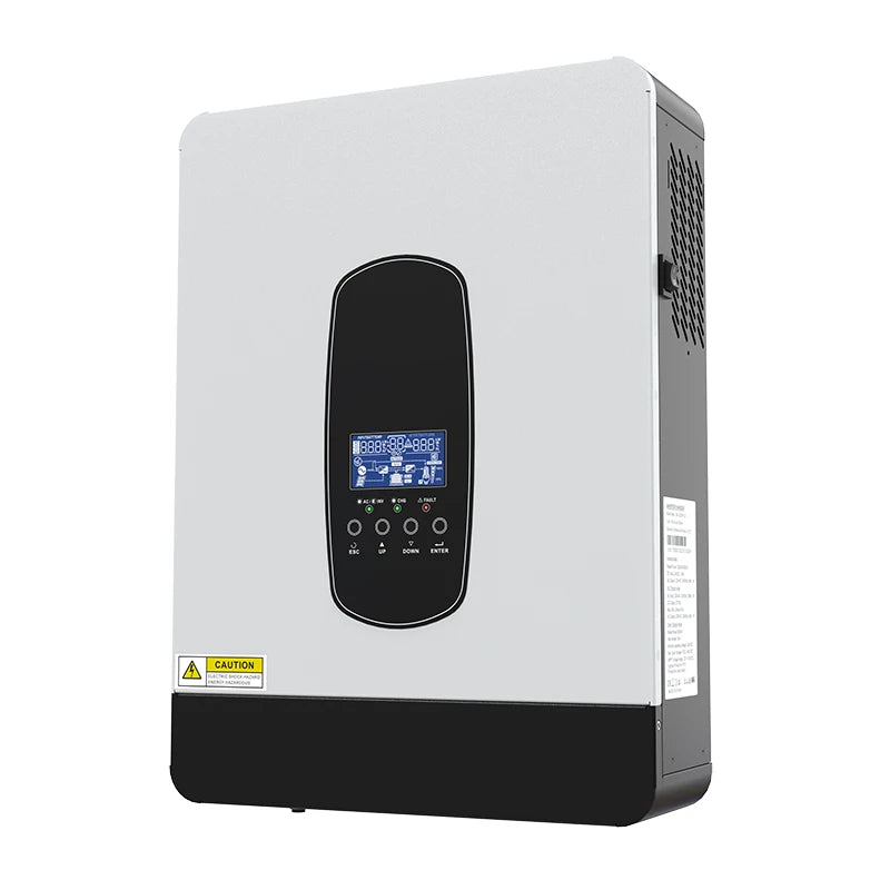 Zonne-omvormer – Pure Sinusgolf Omvormer – Solar Inverter – MPPT Laadregelaar – 3000W Vermogen – 24V - WIFI - Lithium-Ion Compatibel