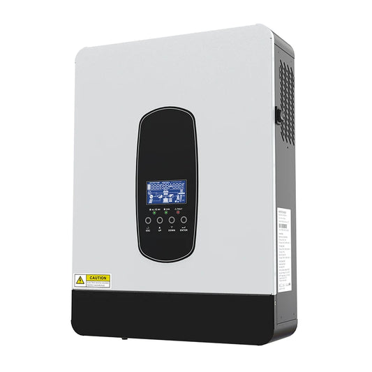 Zonne-omvormer – Pure Sinusgolf Omvormer – Solar Inverter – MPPT Laadregelaar – 3000W Vermogen – 24V - WIFI - Lithium-Ion Compatibel