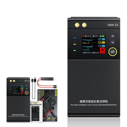 Welding Machine - Electric Welder - Spot Welder - Portable Mini Spot Welder - with 1.8” LCD - 5000mAh - Adjustable DIY Welder - Black