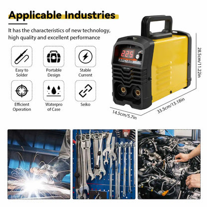 Lasapparaat - Inverter - Draagbaar - Elektrisch - 300A - Set - 3500W - Volautomatisch Lasapparaat met Accessoires voor Huishoudelijk en Industrieel Gebruik - QUORE