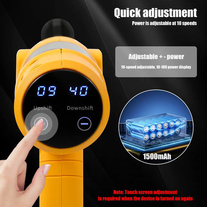 Hogedrukreiniger - Terrasreiniger - Waterpistool - Draadloze - Elektrische - 20000mAh Accu - 65 Bar -  6-in-1 Spuitpistool - Pressure Washer - Borstelloze  - Autowasser en Tuinreiniger – Inclusief 2x Accu