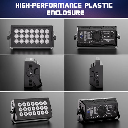 LED Wall Washer – RGBW LED Lamp – Uplight – Stagedecoratie – Feestverlichting – 2 Stuks – 315W Vermogen – DMX512 Stuurbaar