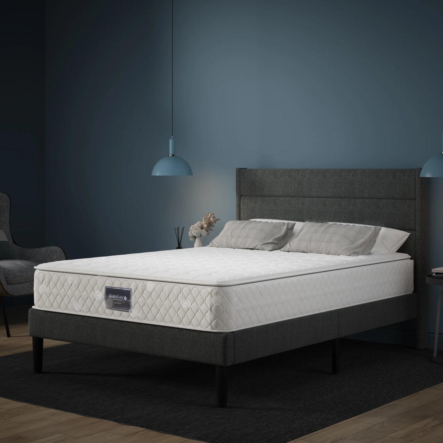 Matras 160x200 cm – Pocketveringmatras – Traagschuimmatras – Slaapmatras – Stevig Matras H3 – 25 cm Hoog – Ademend Microvezelhoes – Oeko-Tex Gecertificeerd