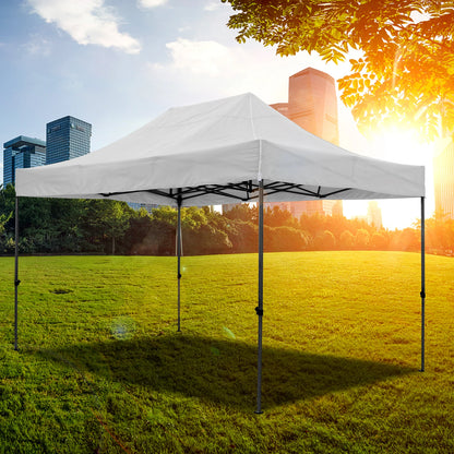 Vouwpaviljoen – Partytent – Vouwtent – Schaduwdoek – Tuinkamer – 3 X 4,5 Meter – Waterdicht 420D Oxford - Blauw