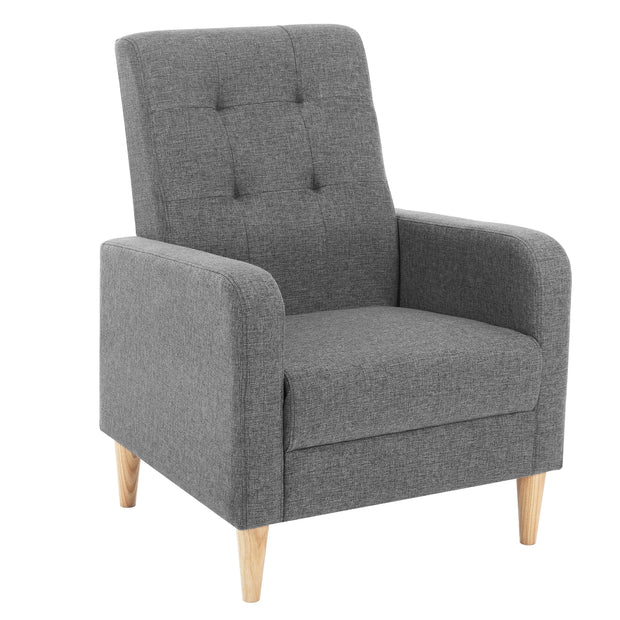 Chair - Armchair - Lounge Chair - Living Room Armchair - Padded Seat - Armrests - High Back.
