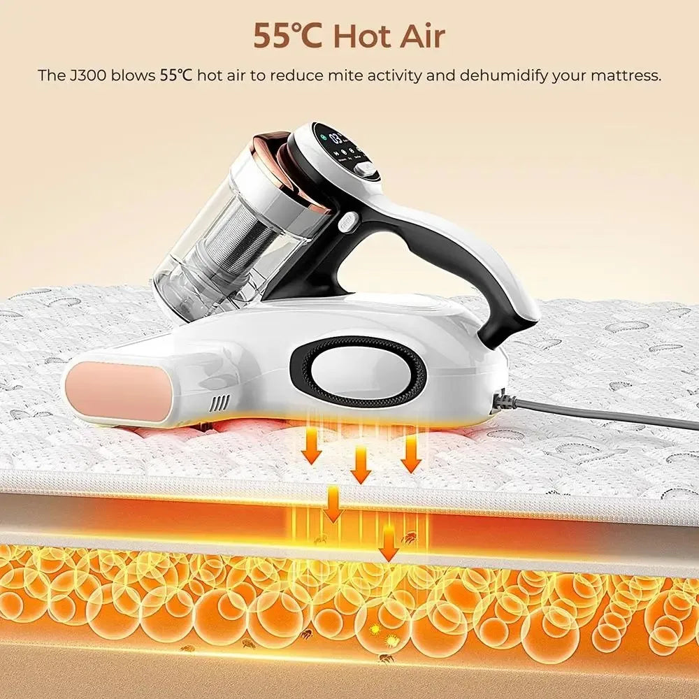 Huisstofmijt Verwijderaar – Mijt Cleaner – Allergie Zuiger – Stofzuiger Matras – UV Desinfectie – 500W Krachtige Motor – Slimme Mijt Sensor