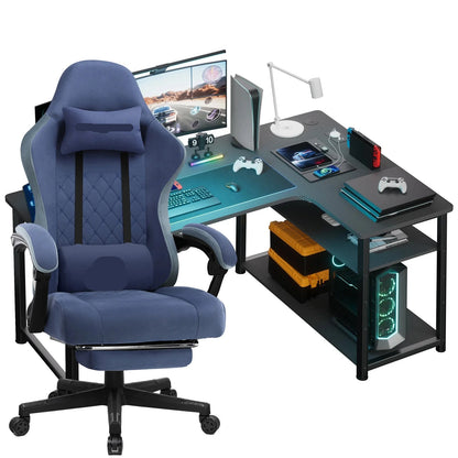 Gamestoel – Gaming Stoel – Bureaustoel – Game Stoel – Gaming Chair – Verstelbare Rugleuning – Met 360° Draaistoel